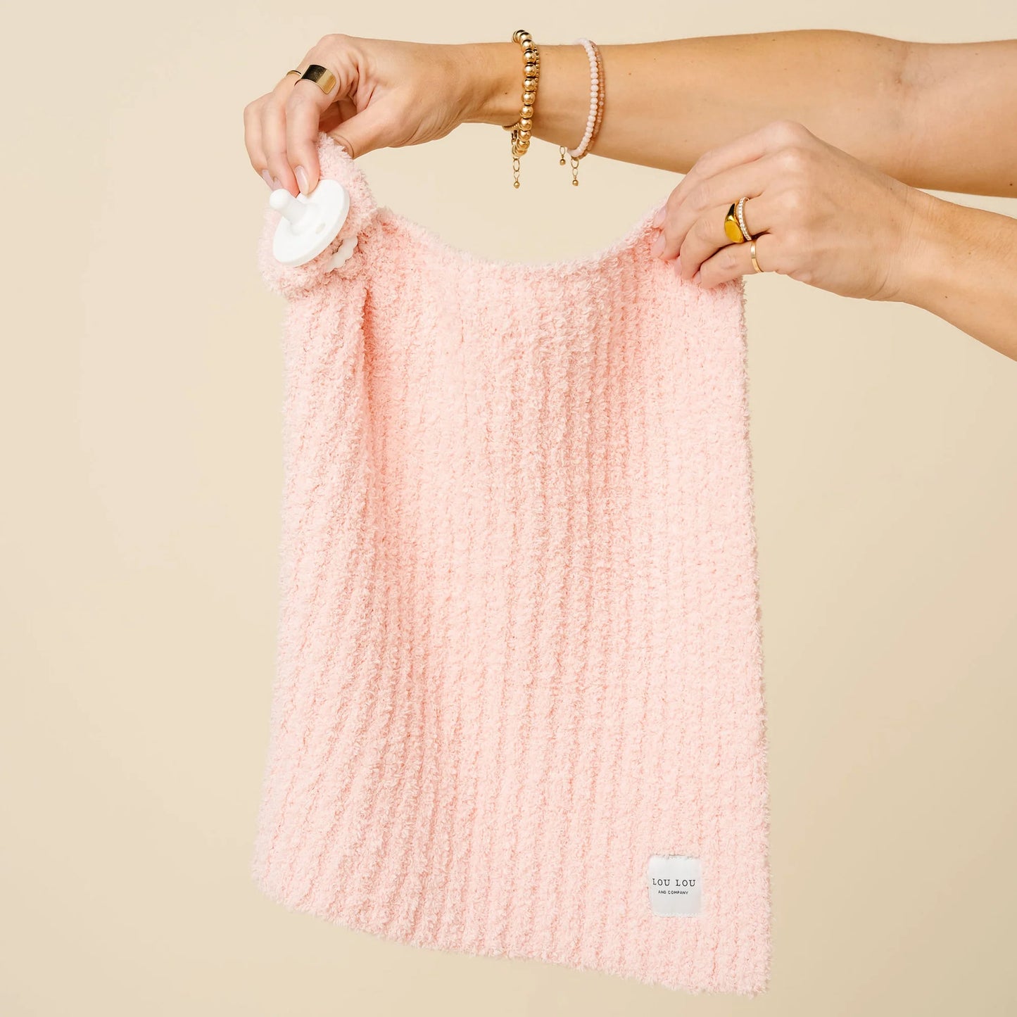 Chenille Blanket - Blush Pink - Mini/Lovey