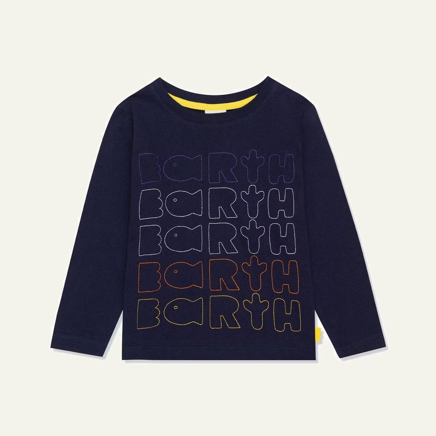 EARTH KID TSHIRT - NAVY/OUTLINE - 5Y