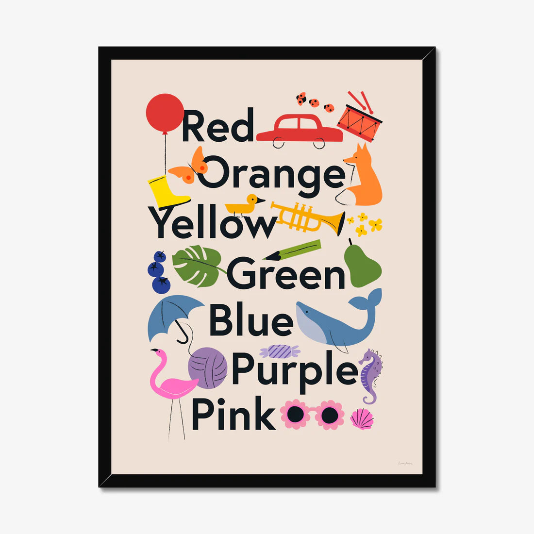Favorite Colors  Fine Art Print Unframed -11"x14"