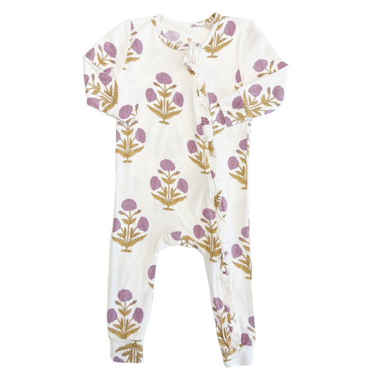 Baby Ruffle Bamboo Romper