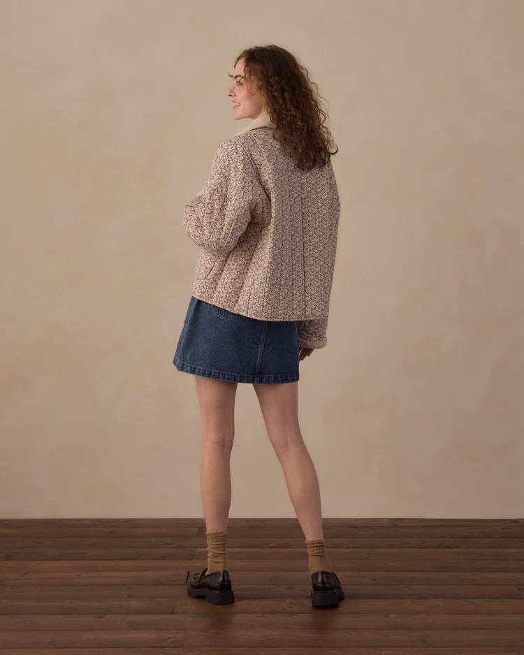 Women's Quilted Collared Jacket