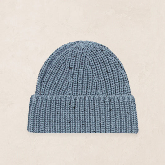 Knit Beanie - Cadet Speckle - 0-3M
