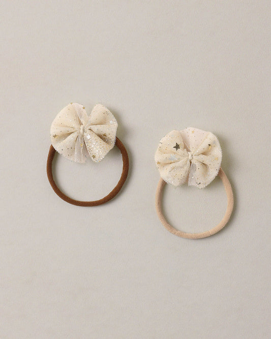 Flutter Tulle Headband - Champagne