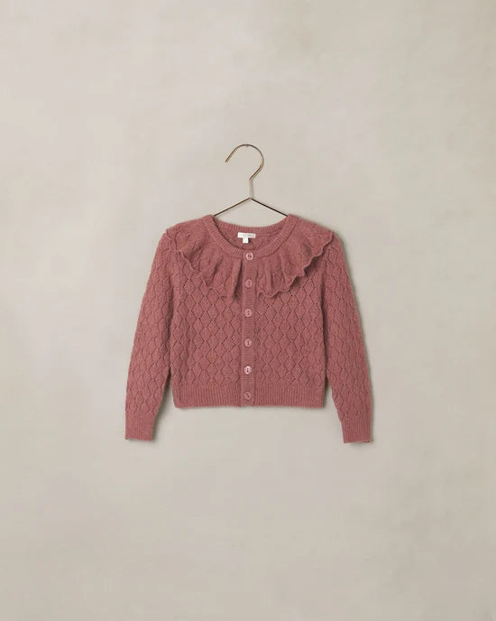 Ruffle Cardigan Sweater