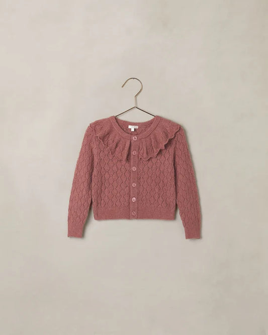 Ruffle Cardigan Sweater