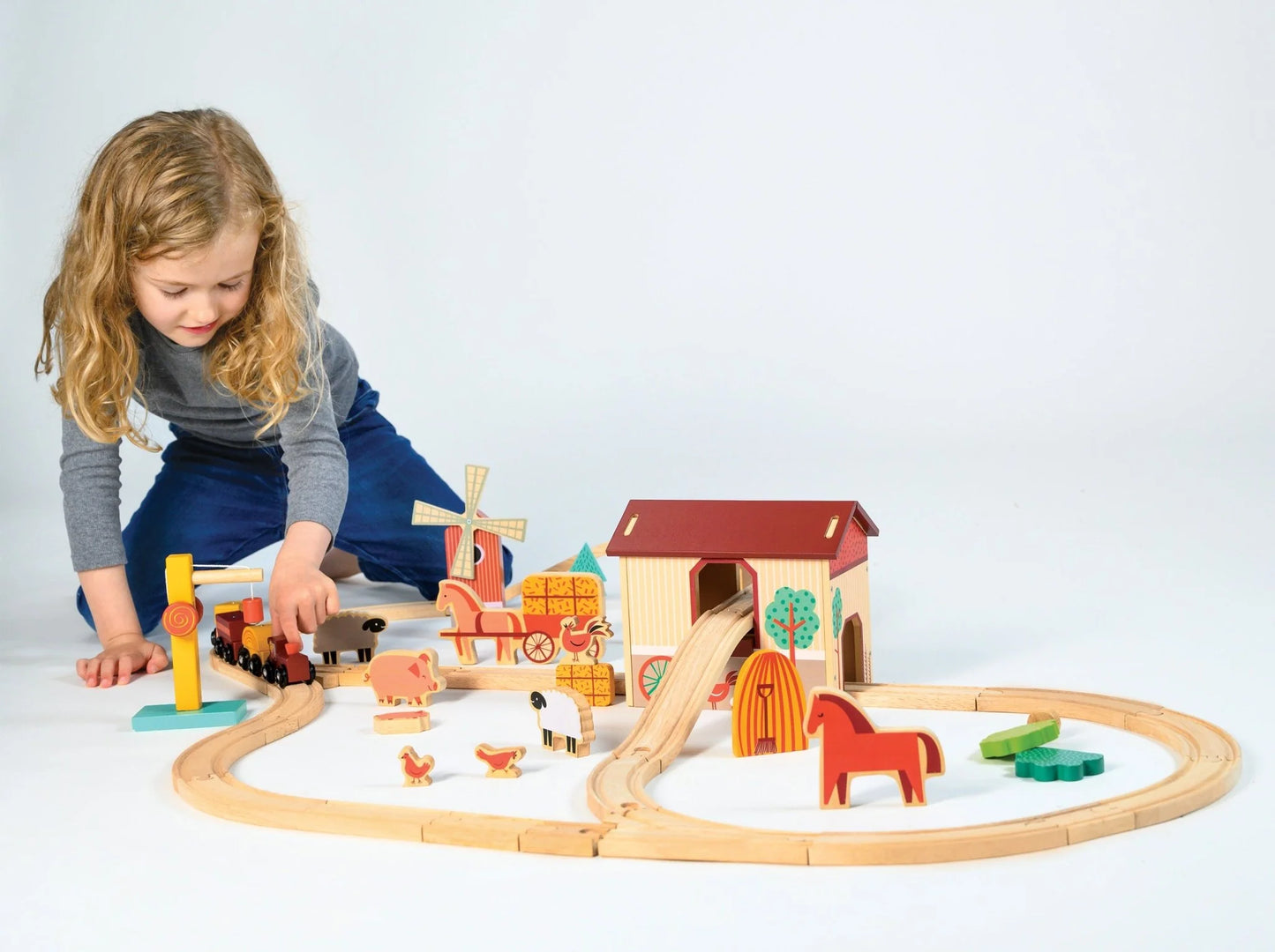 Farmyard Train Set