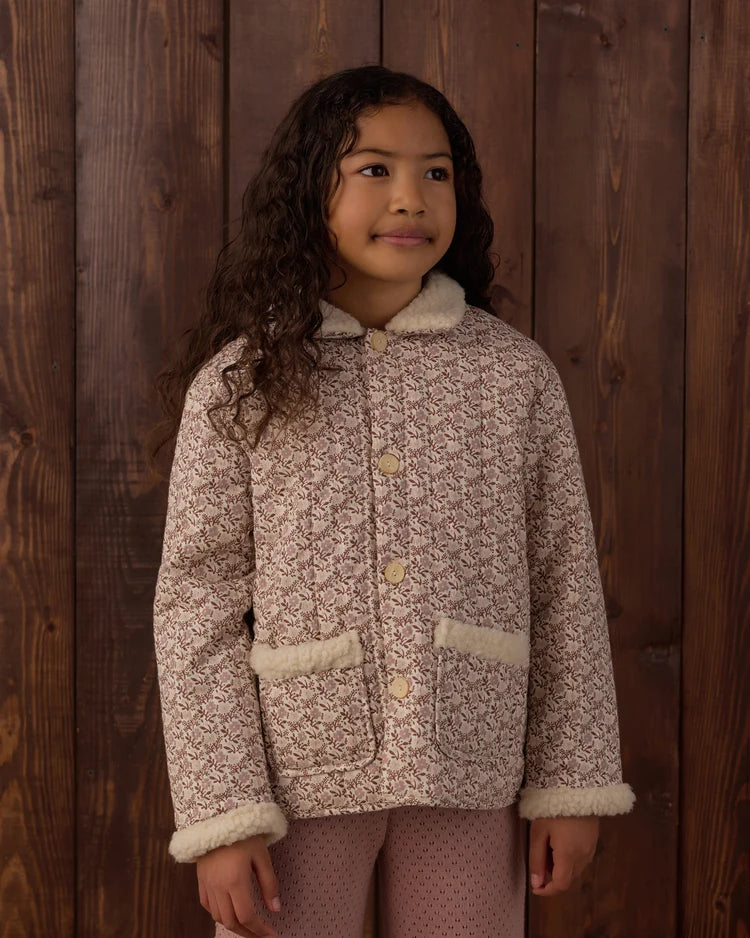 Quilted Collared Coat