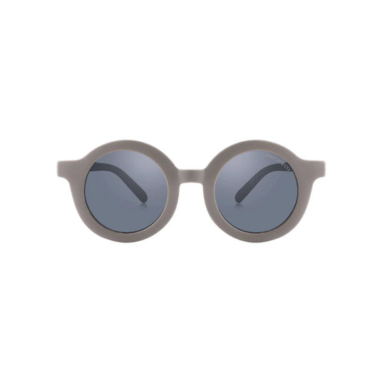 Original Round Sustainable Sunglasses - Bio Based - Bendable - Polarized - Fog (18M-10Y)