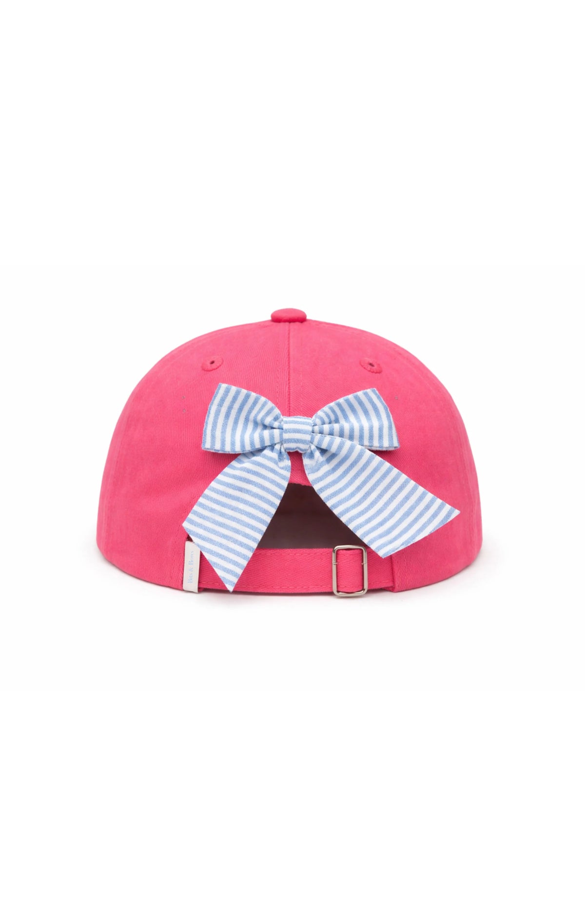 Pink Sailboat Bow Baseball Hat - baby (0-2Y)