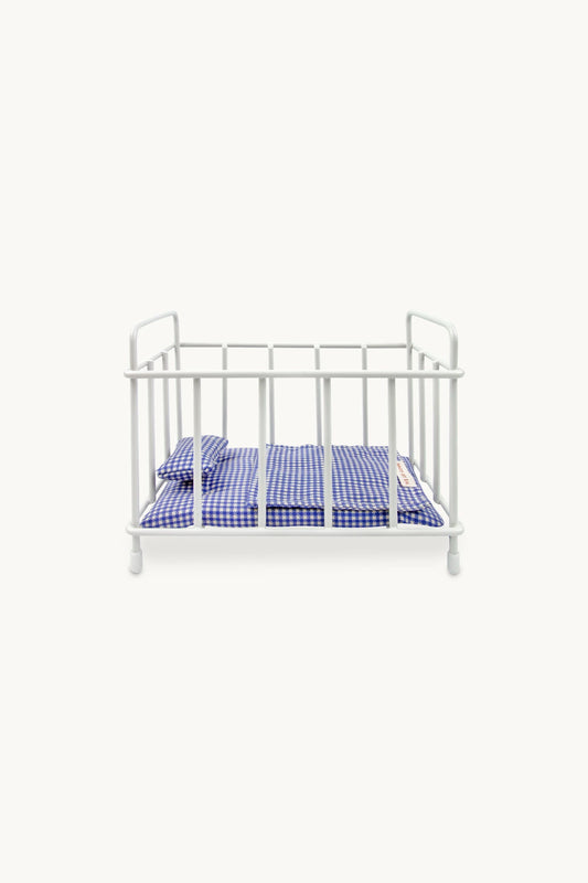 Gommu Pocket Vichy Crib  Blue