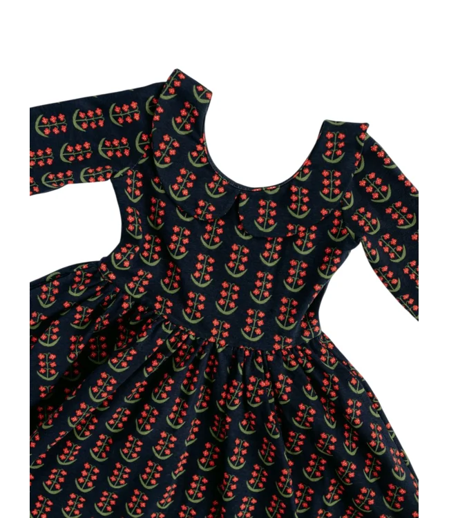 3/4 Sleeve Twirl Dress