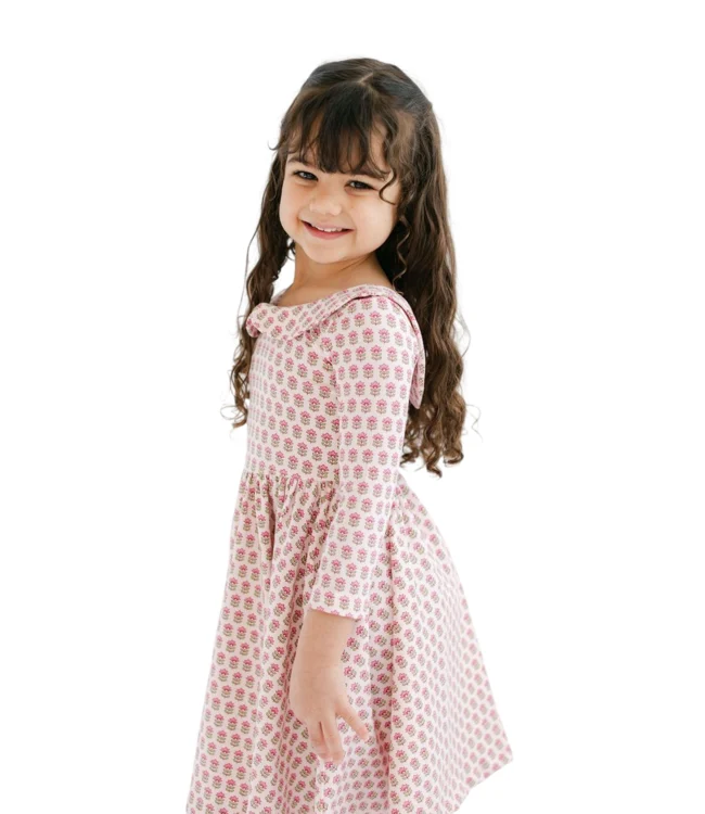 3/4 Sleeve Twirl Dress