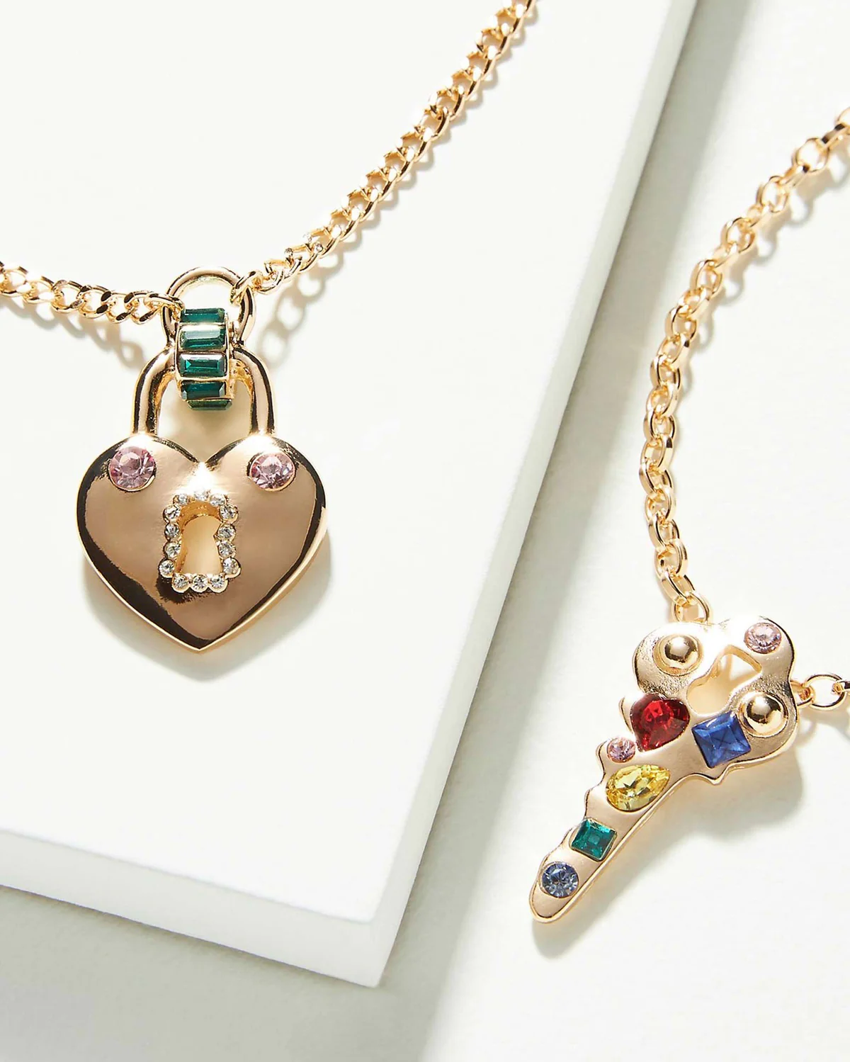 Lock & Key "Mommy & Me" Necklace Set