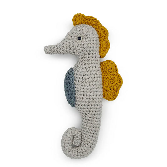 Blue Seahorse Rattle