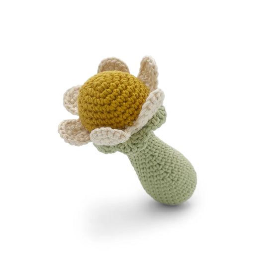 Flower Rattle With Handle