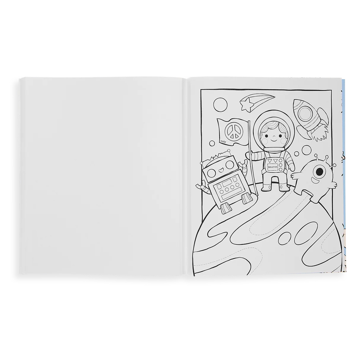 Color-In' Book: Outer Space Explorers
