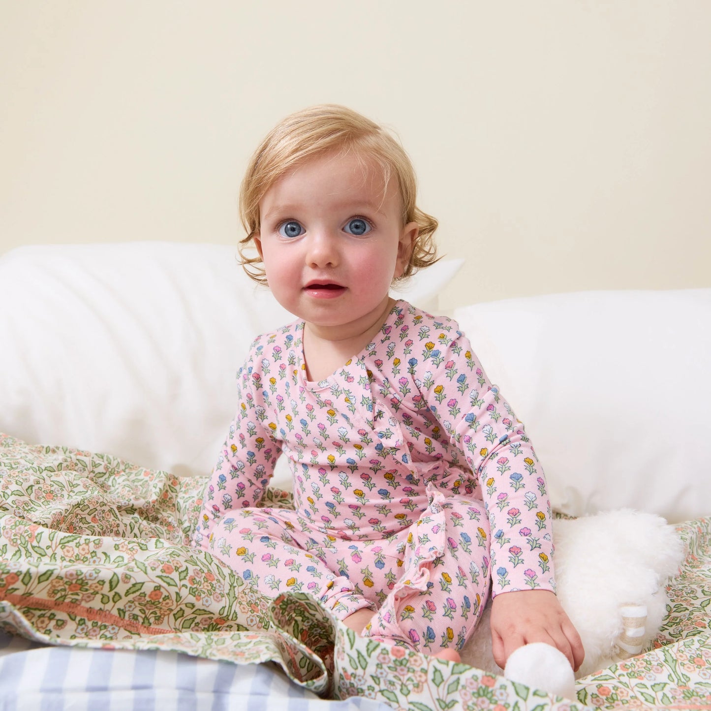 Baby Ruffle Bamboo Romper