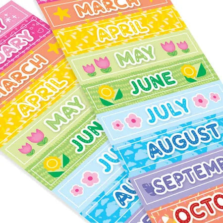 Stickiville Stickers: Months of the Year (2 Sheets)