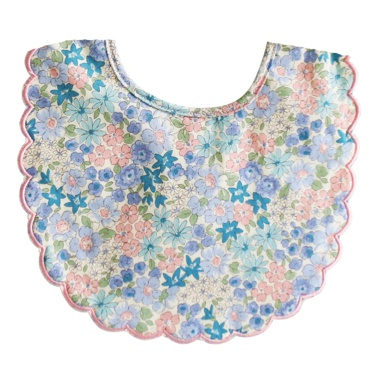 Scallop Bib Liberty Blue