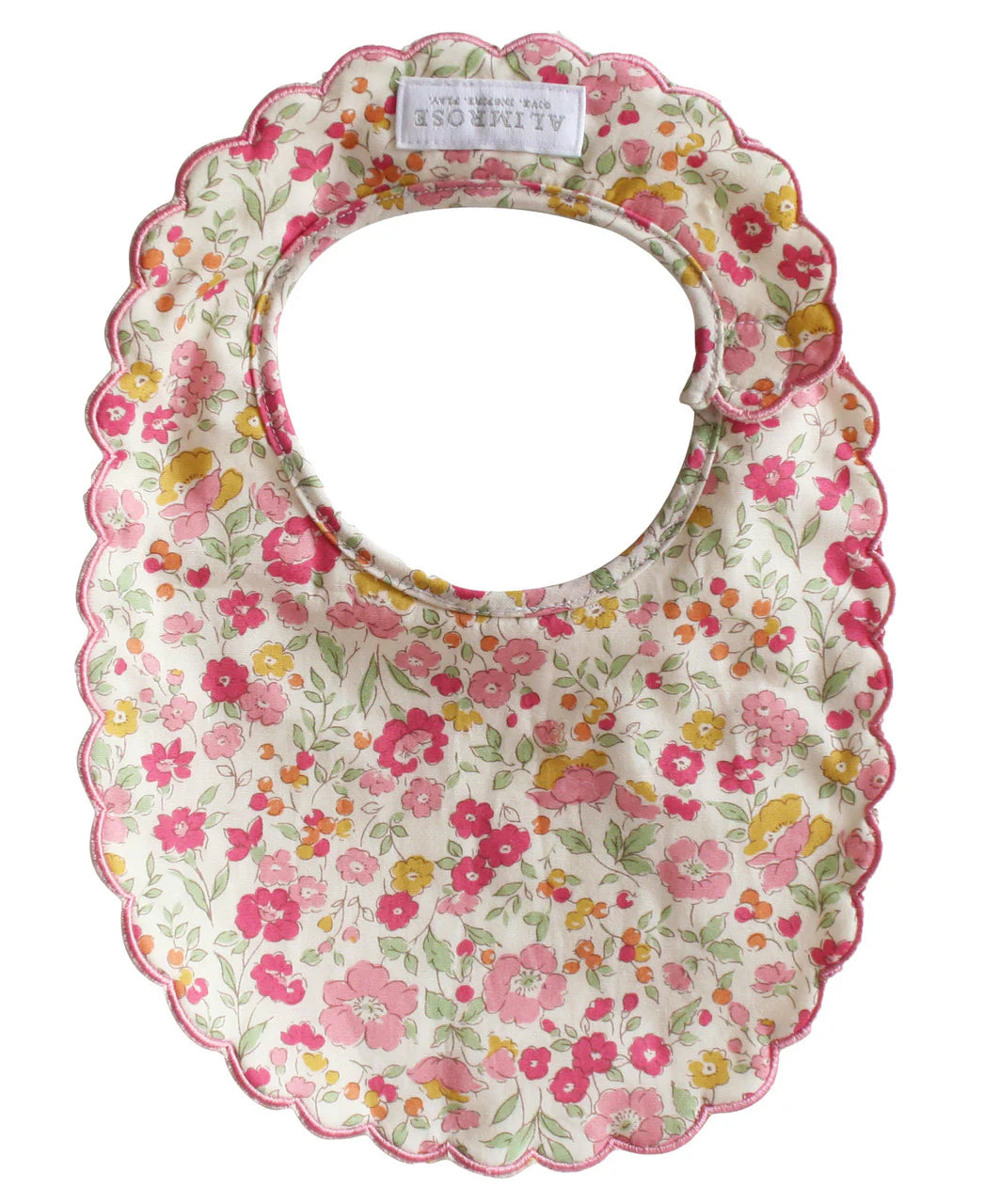 scallop Bib Rose Garden