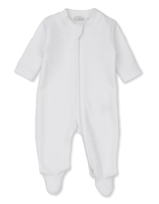 Jacquard Footie With Zip