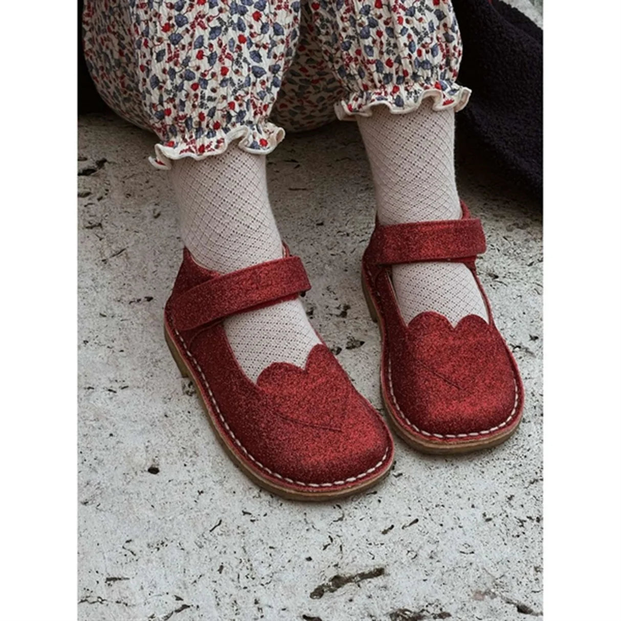 Glitter Shoe - Red Red 6.5
