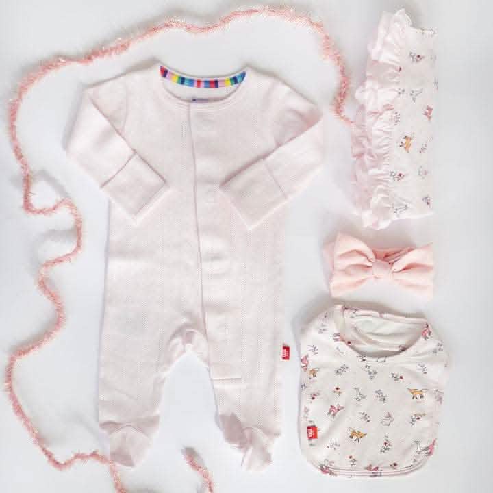 Magnetic Pointelle Footie