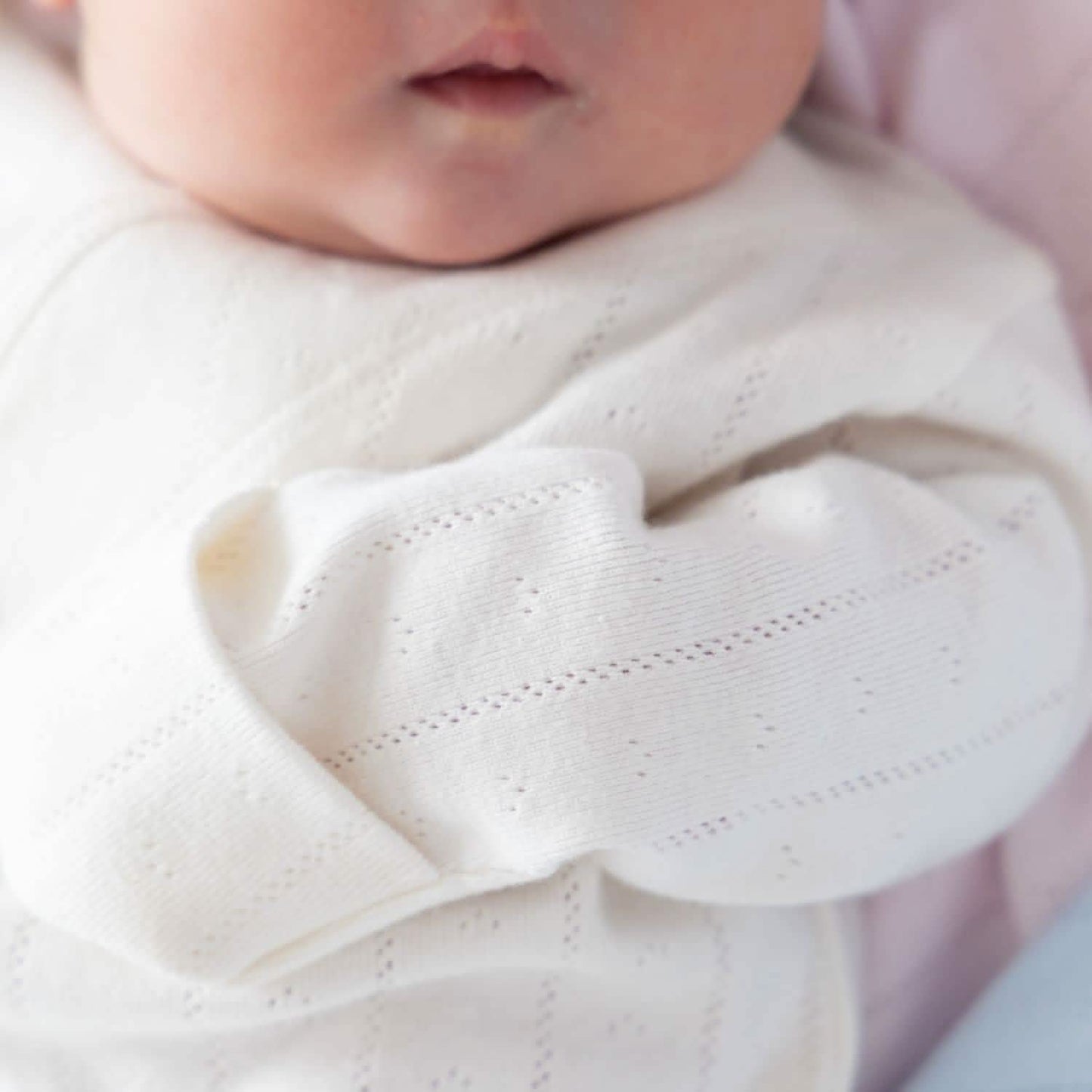 Magnetic Pointelle Gown + Hat Set