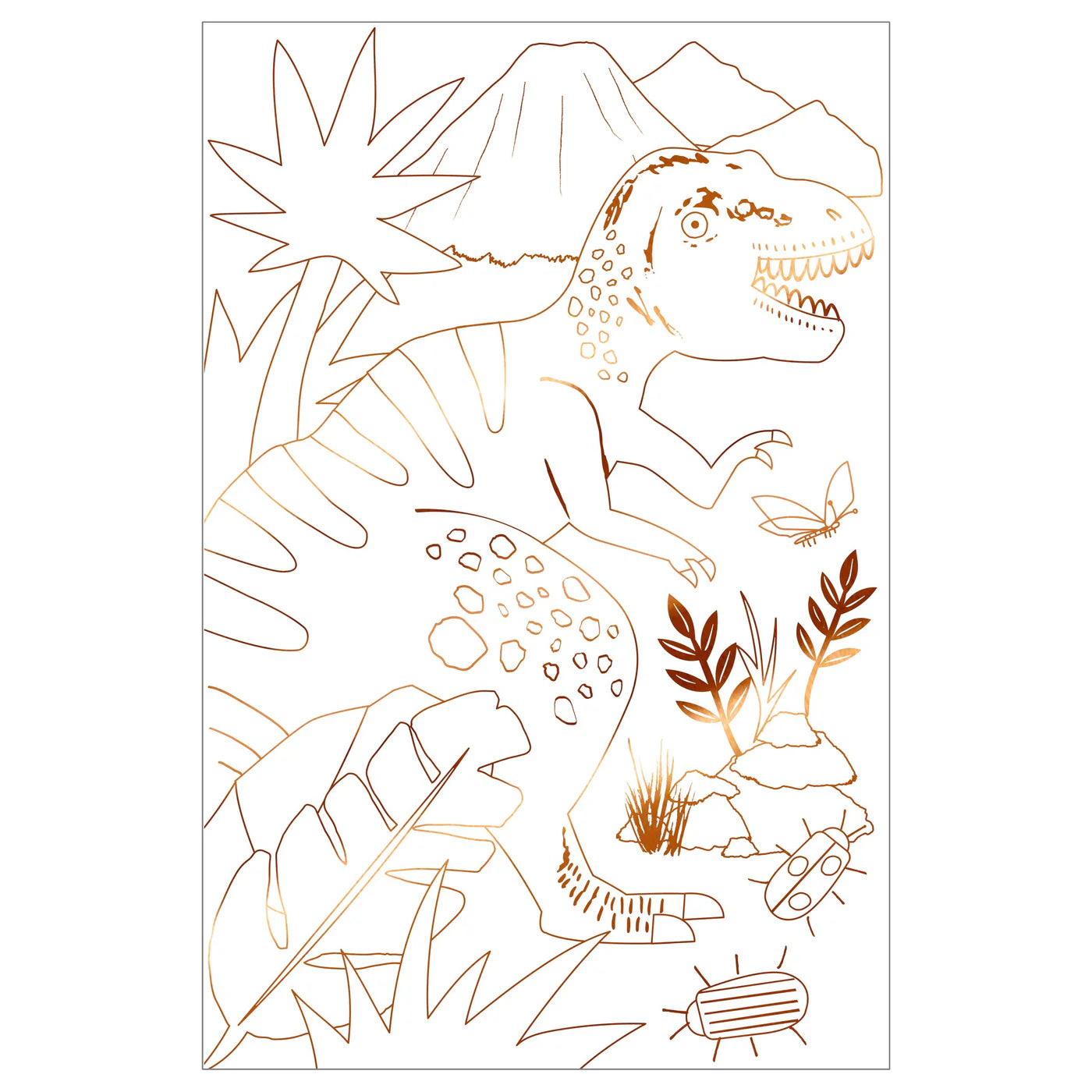 Dinosaur Kingdom Coloring Posters
