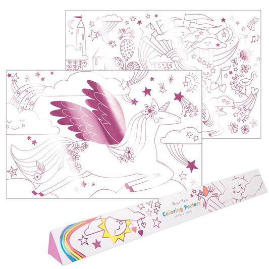 Unicorn Colouring Pages