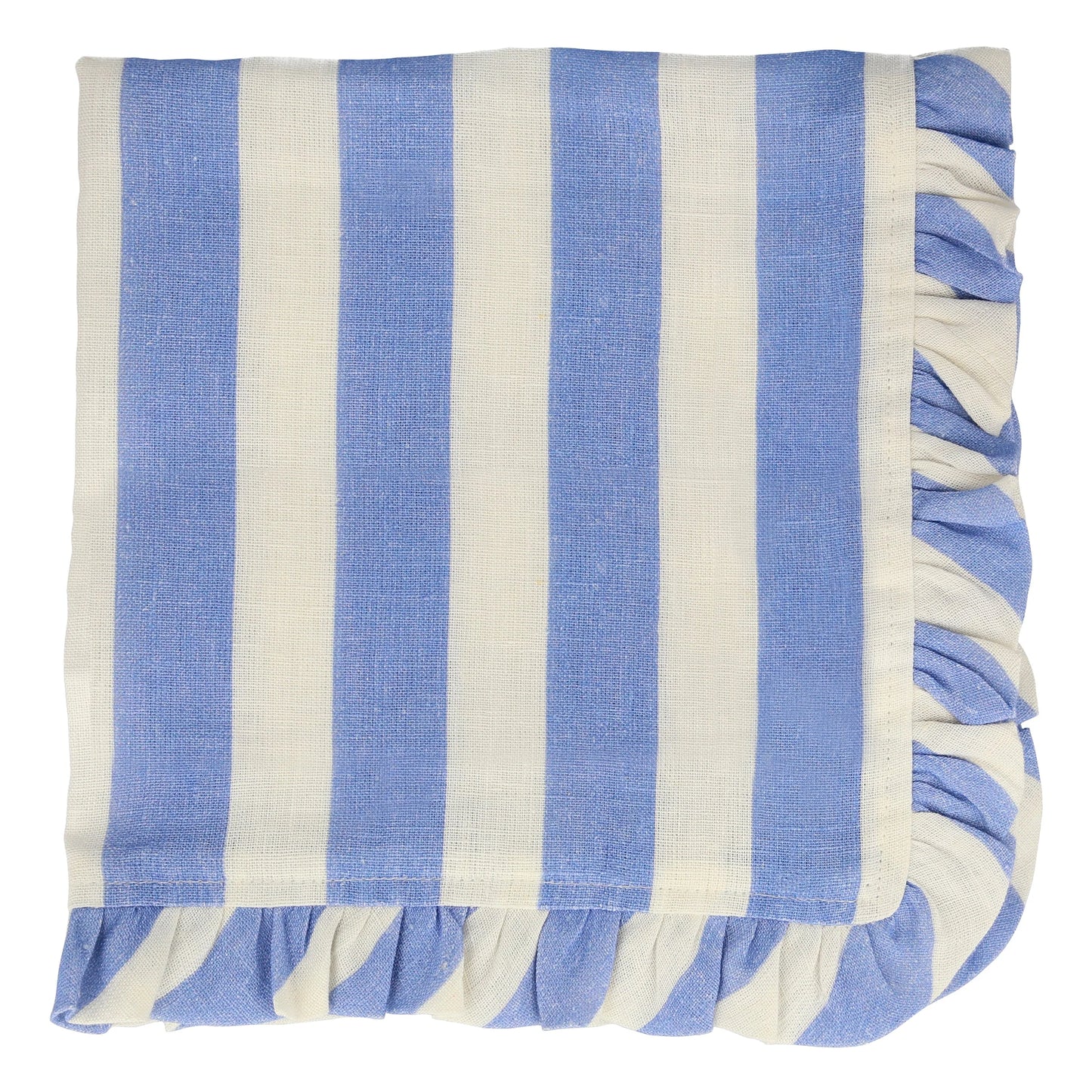 Stripe Ruffle Fabric Napkins