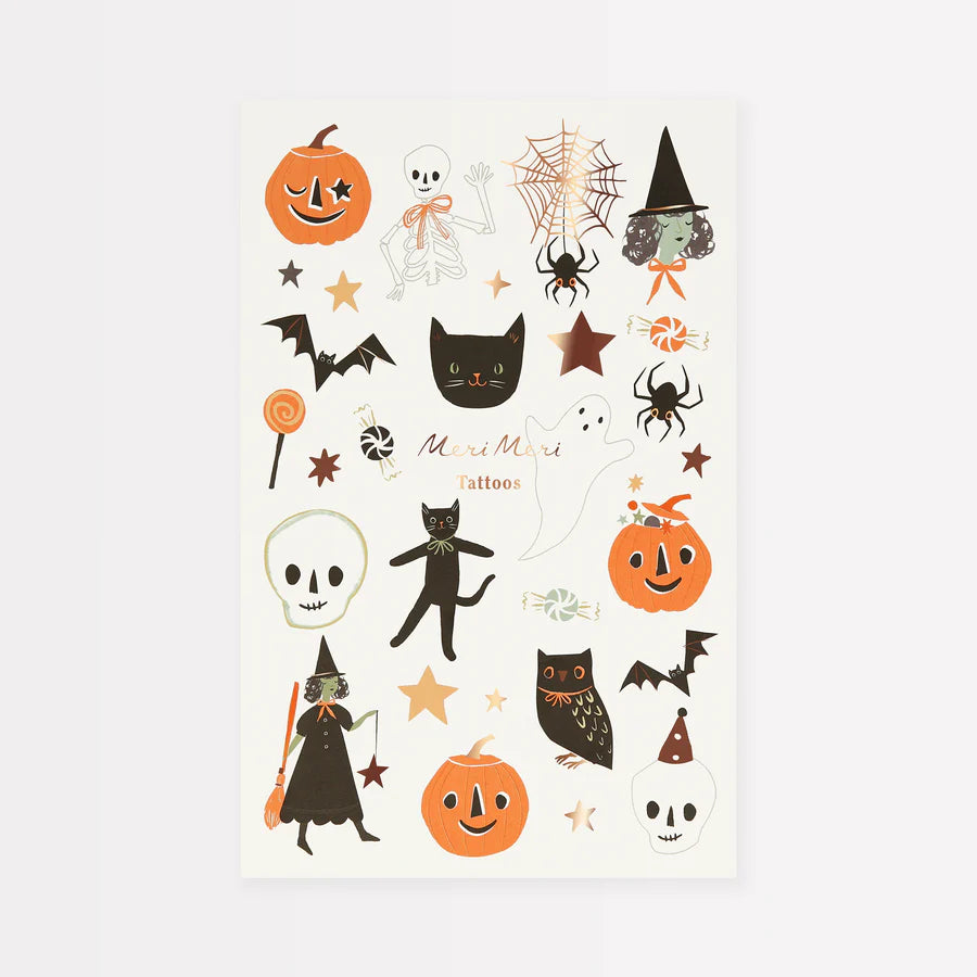 It's Halloween! Temporary Tattoos