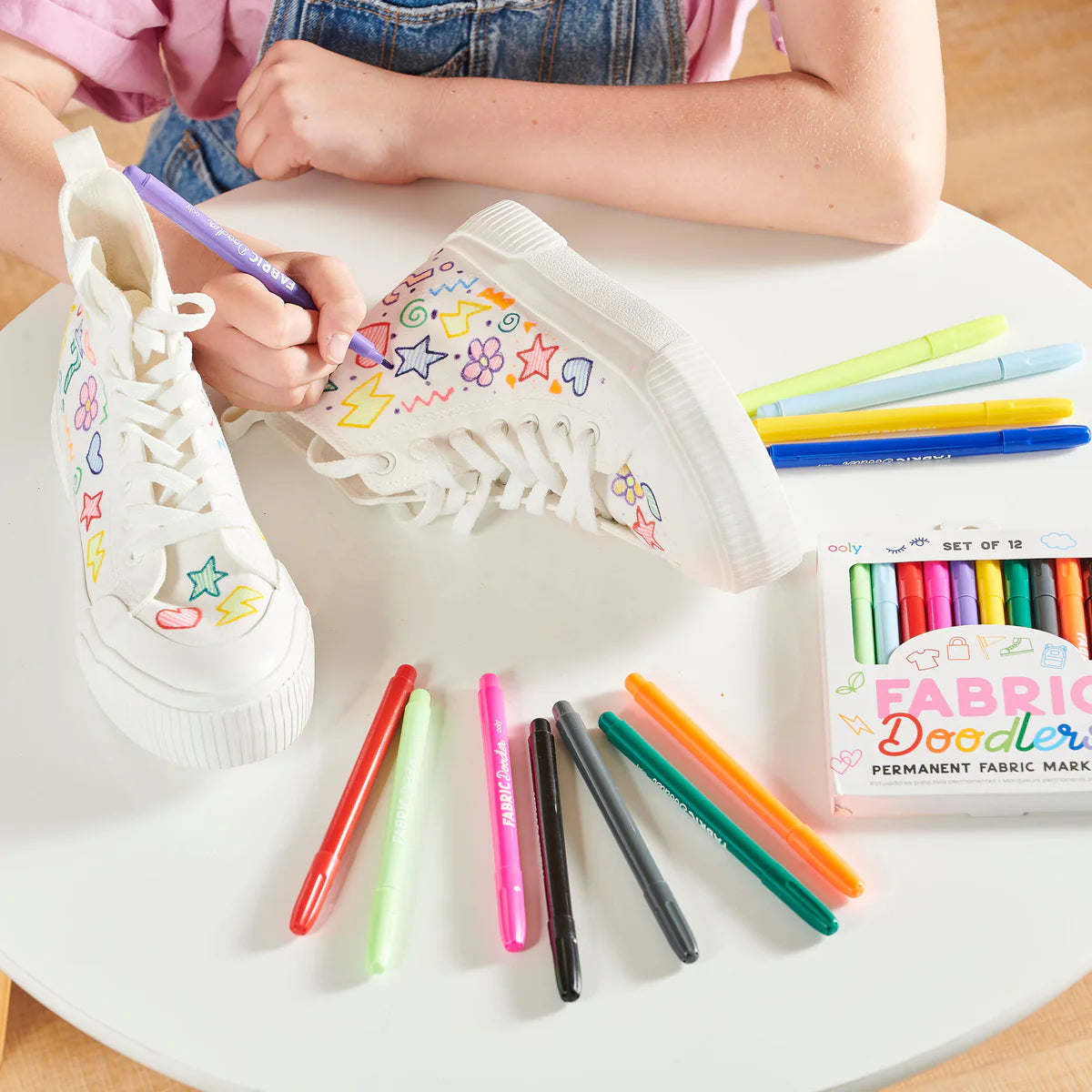Fabric Doodlers: Permanent Fabric Markers (Set of 12)
