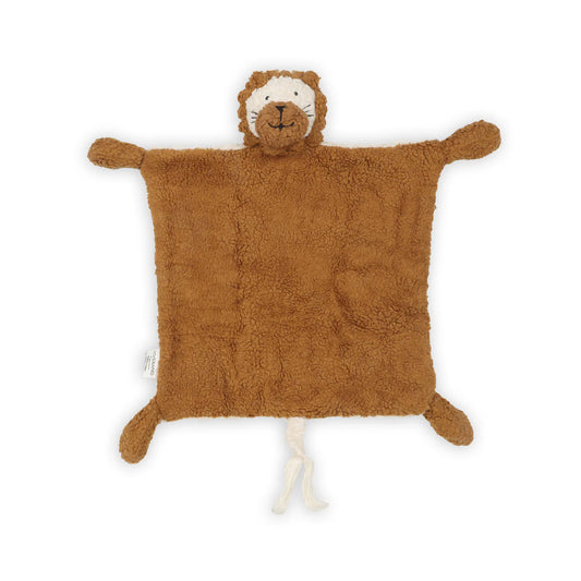 Organic Sherpa Lovey Blanket - Lion
