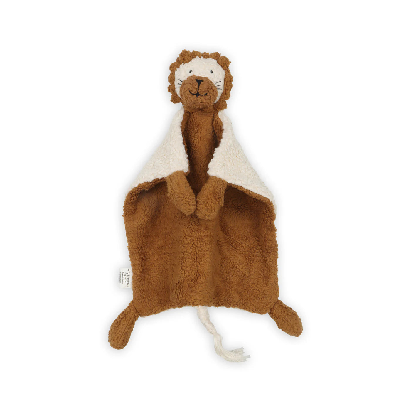 Organic Sherpa Lovey Blanket - Lion