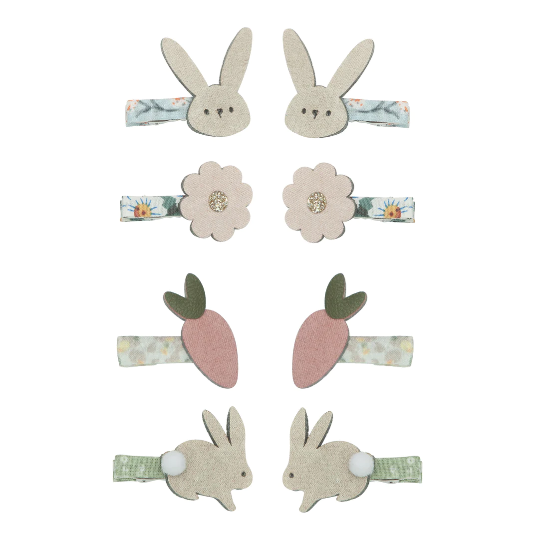 Bunny & Flower Clips