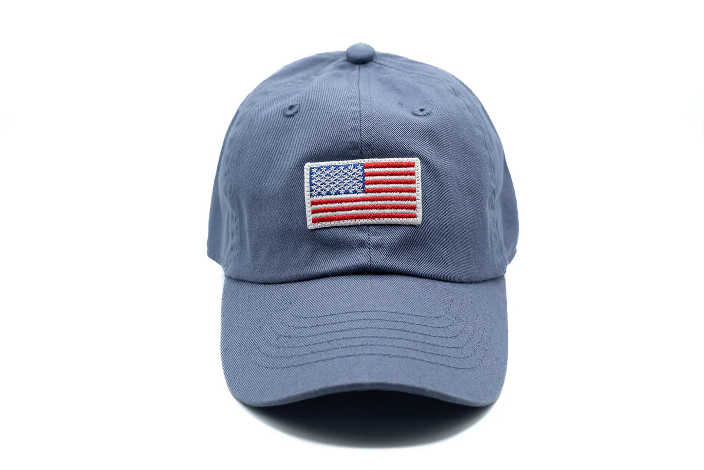 Dusty Blue Flag Baseball Hat - Child (5-10Y)