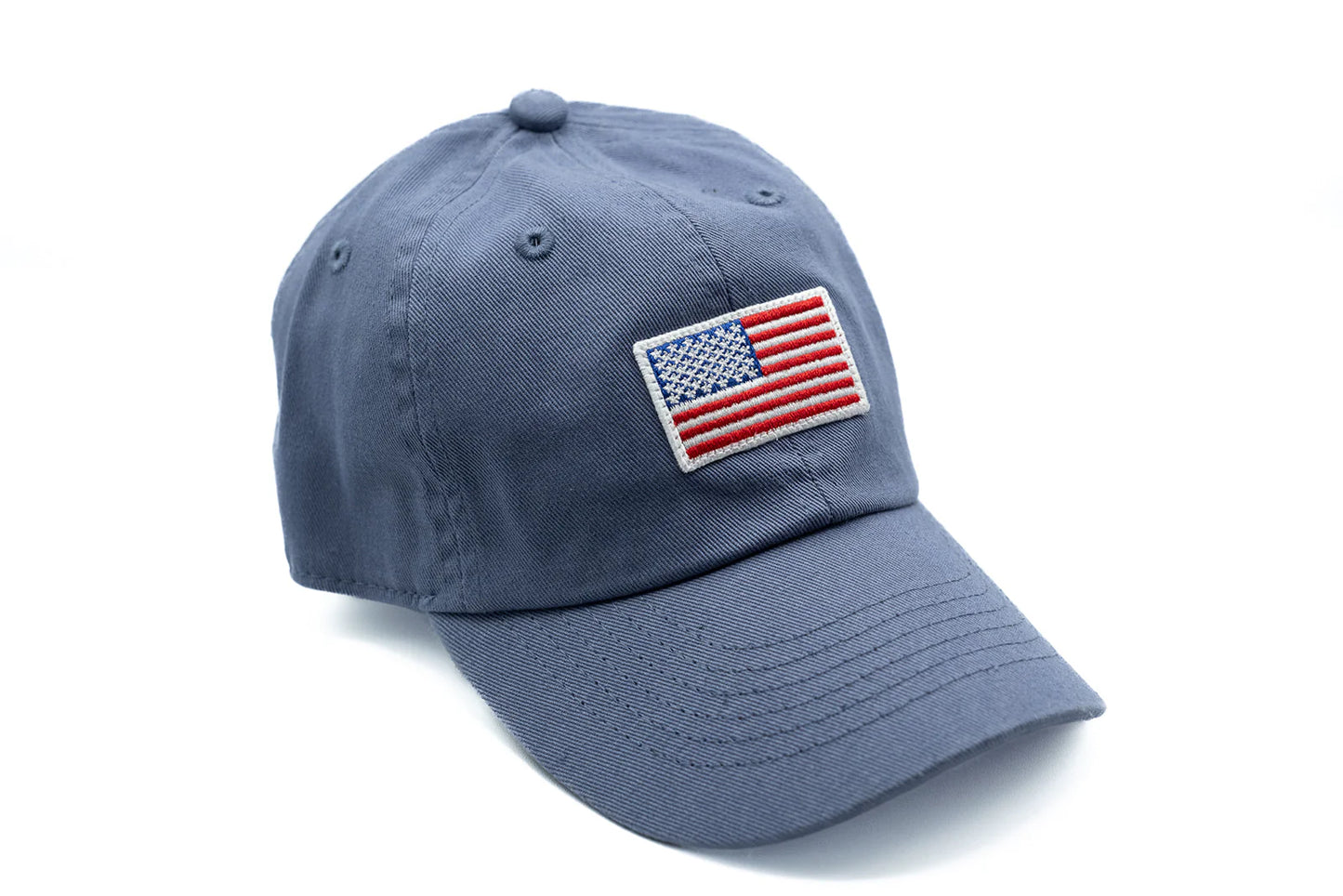 Dusty Blue Flag Baseball Hat - Child (5-10Y)