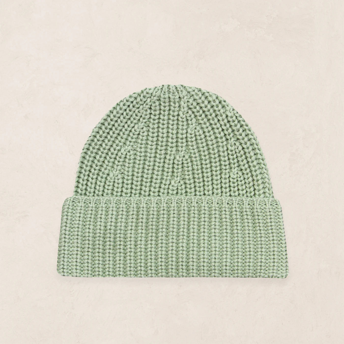 Knit Beanie - Sage - 0-3M