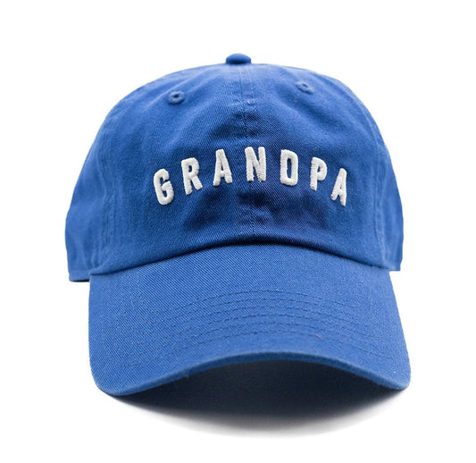 Grandpa Baseball Hat - Royal Blue - Adult