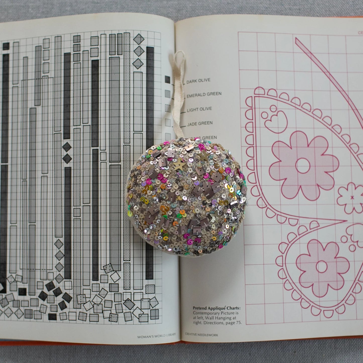 Disco Ball - Cotton Gift Ornament