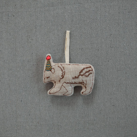 Party Bear - Lavender Gift Ornament