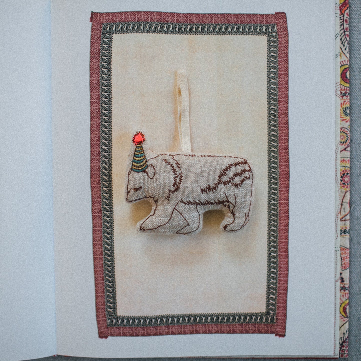 Party Bear - Lavender Gift Ornament