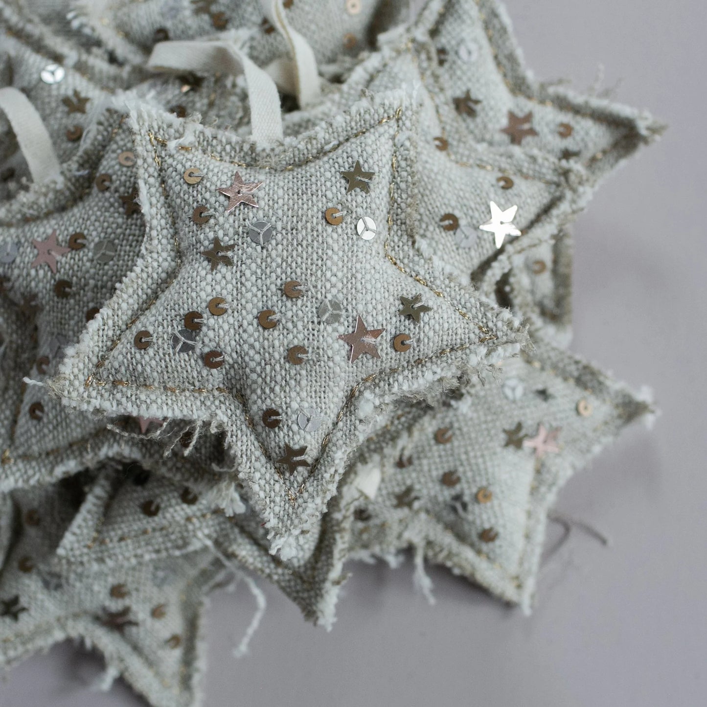 Metallic Confetti Star, Lavender Gift Ornament