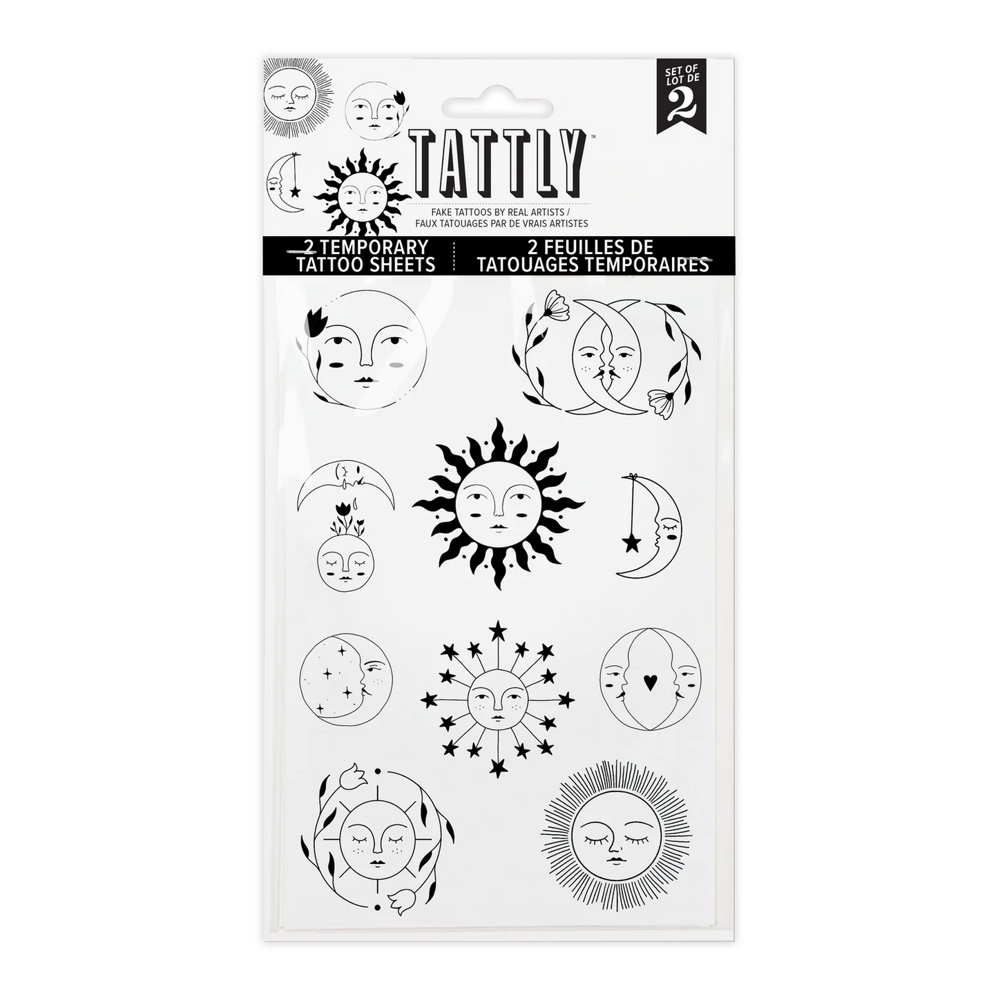 Night & Day Tattoo Sheet