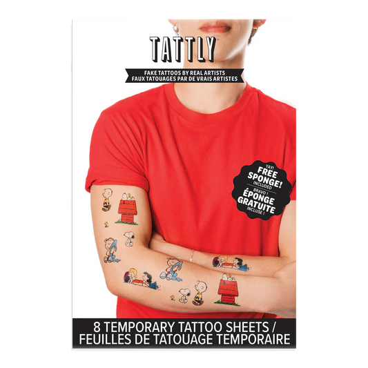 Classic Peanuts Tattoo Set