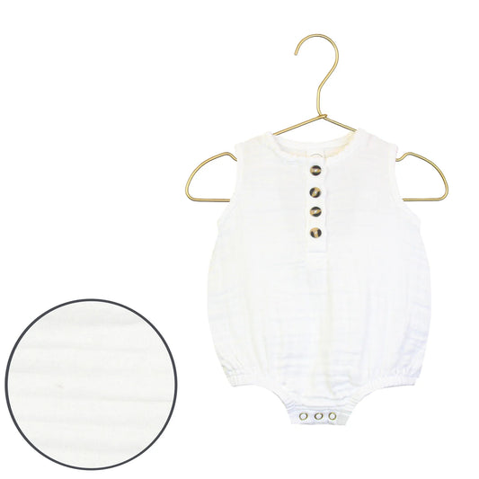 Cloud Muslin Bubble Romper
