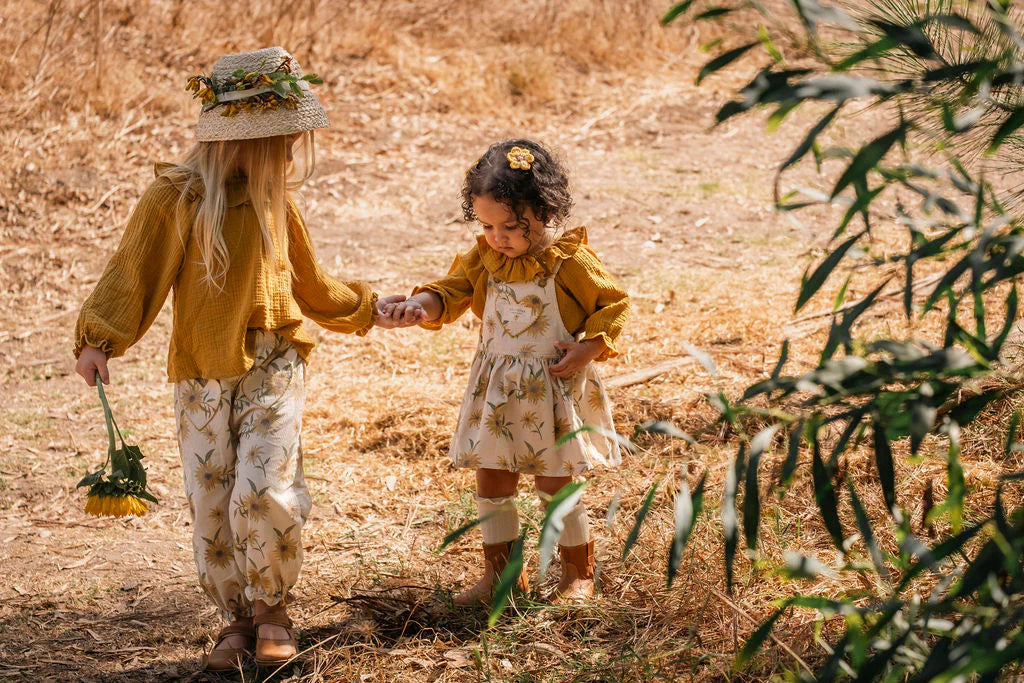 Heart Pocket Overall Dress